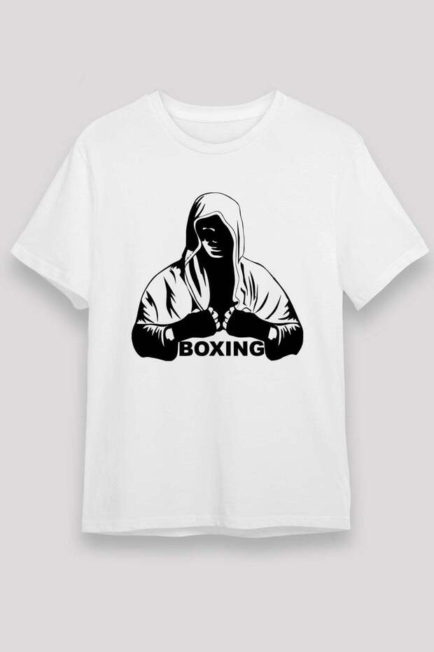 Boxing White Unisex T-Shirt T-Shirt