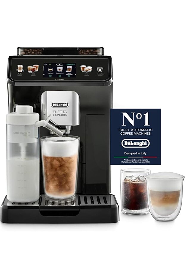 Cold Brew Coffee Machine ELETTA EXPLORE Fully Automatic Espresso Machine with 50+ Hot & Co