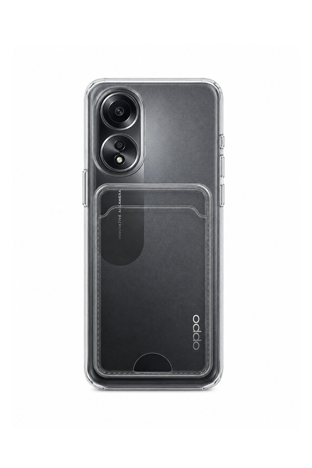 A78 Compatible Card Holder Detailed Transparent Silicone Case |   Yuki Series