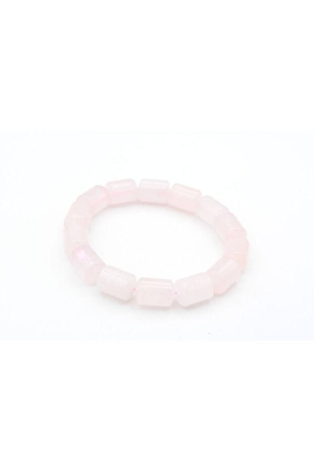 Genuine Natural Capsule Model Pink Quartz Bracelet