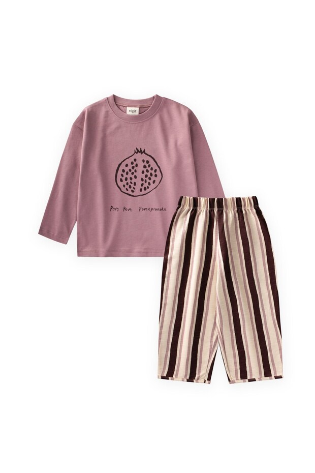Printed Seasonal Set for Ages 2-10 Lilac