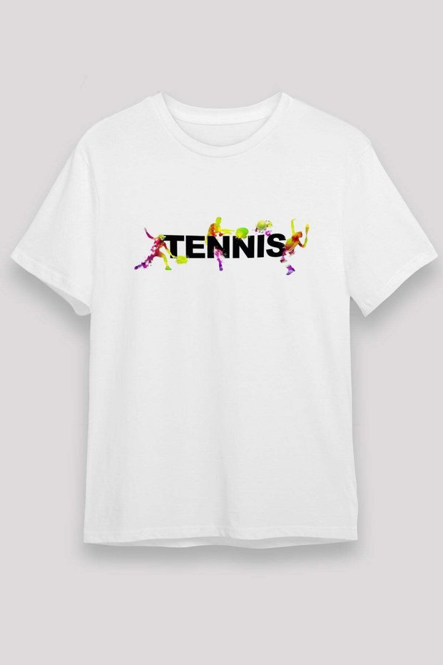 Tennis White Unisex T-Shirt T-Shirt