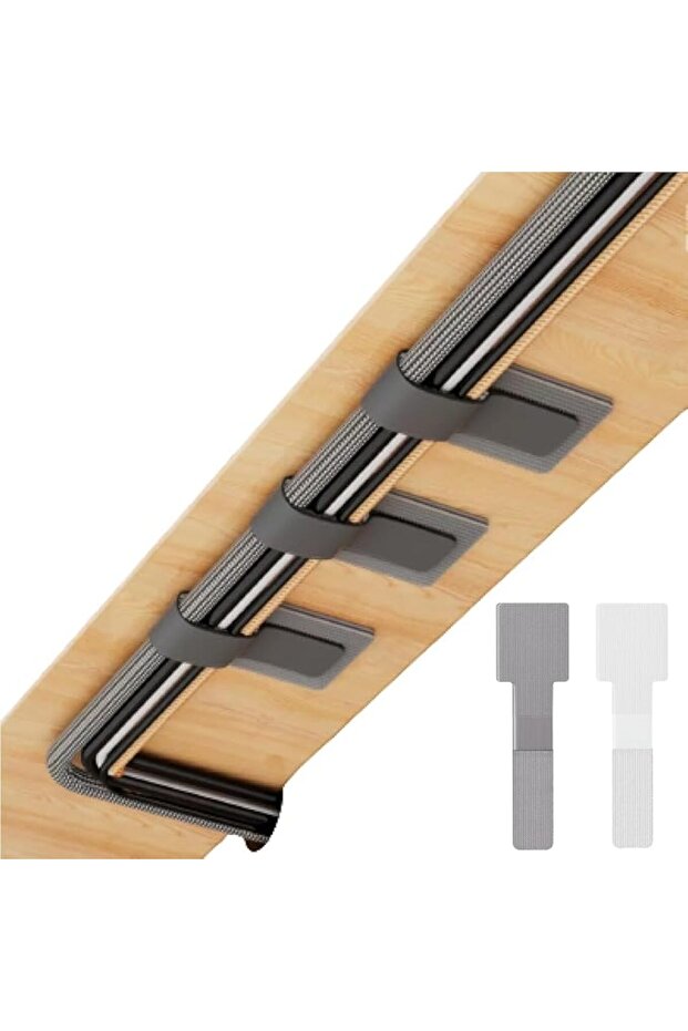 40 Pcs Self Adhesive Cable Ties Wire Organizer, Adjustable Cord Straps for Cable Management, Strong