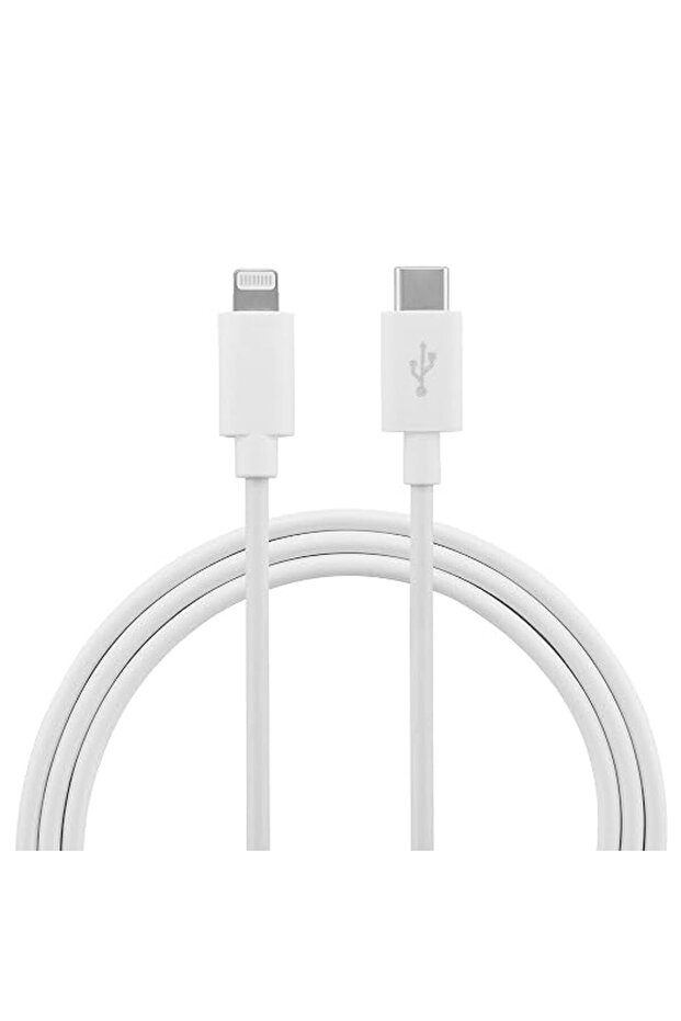 كابل USB من النوع C إلى Apple Lightning بطول 1 متر للشحن والمزامنة 2 أمبير، 18 واط، آيباد، آيفون، سريع الشحن