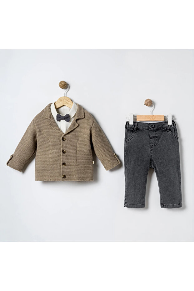 Mymi̇o Men's 9-24 Months Knitwear 3-Piece Set