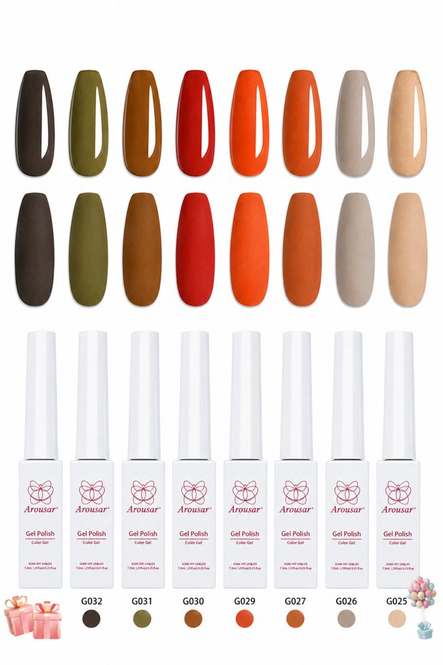 Set 8 geluri UV