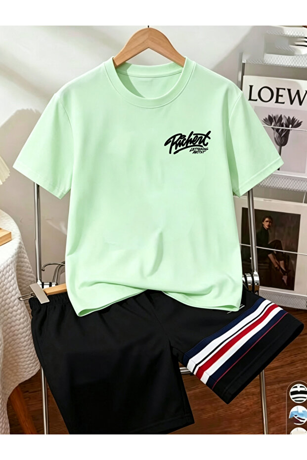 Kids Short Sleeve Cotton T-Shirt with Graphic Print