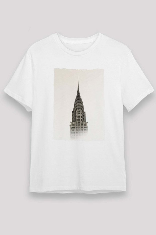 Chrysler Building White Unisex T-Shirt T-Shirt