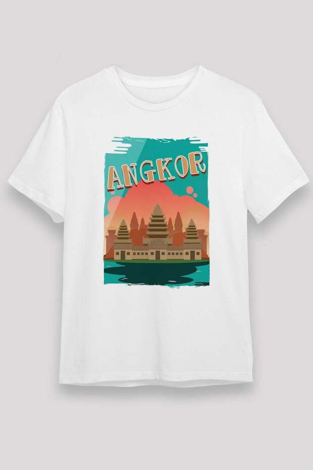 Angkor Wat White Unisex T-Shirt T-Shirt