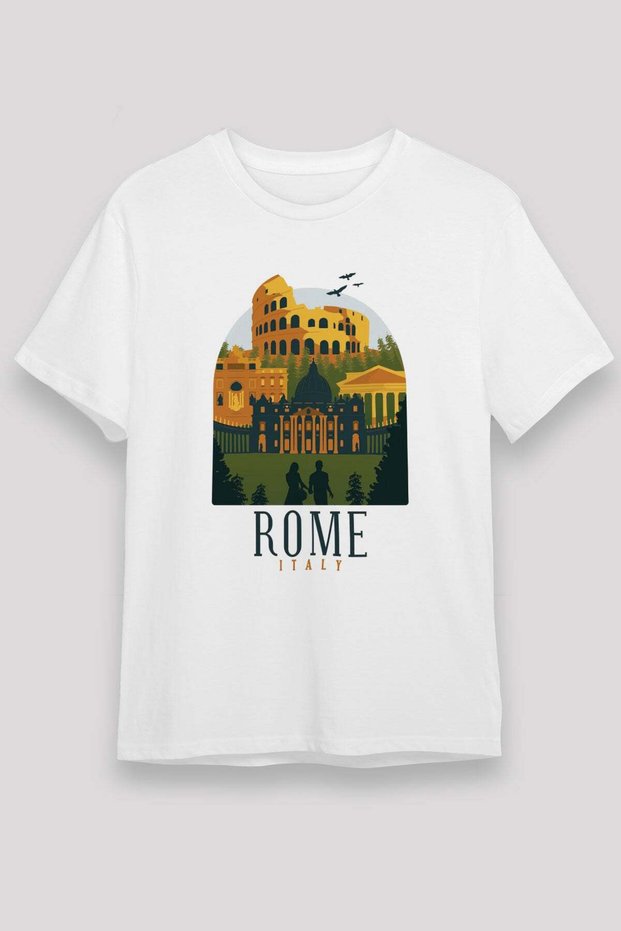 Colosseum White Unisex T-Shirt T-Shirt