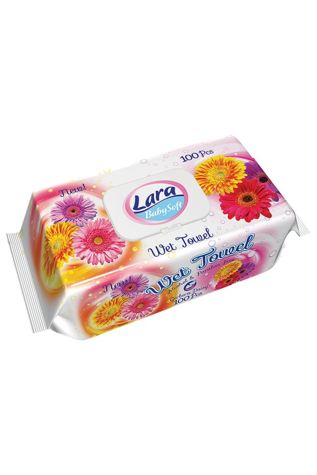 Servetele umede Gerbera, 100 buc