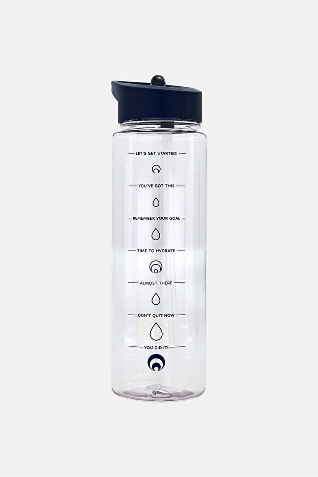 Race Water Tracker Bottle, Navy