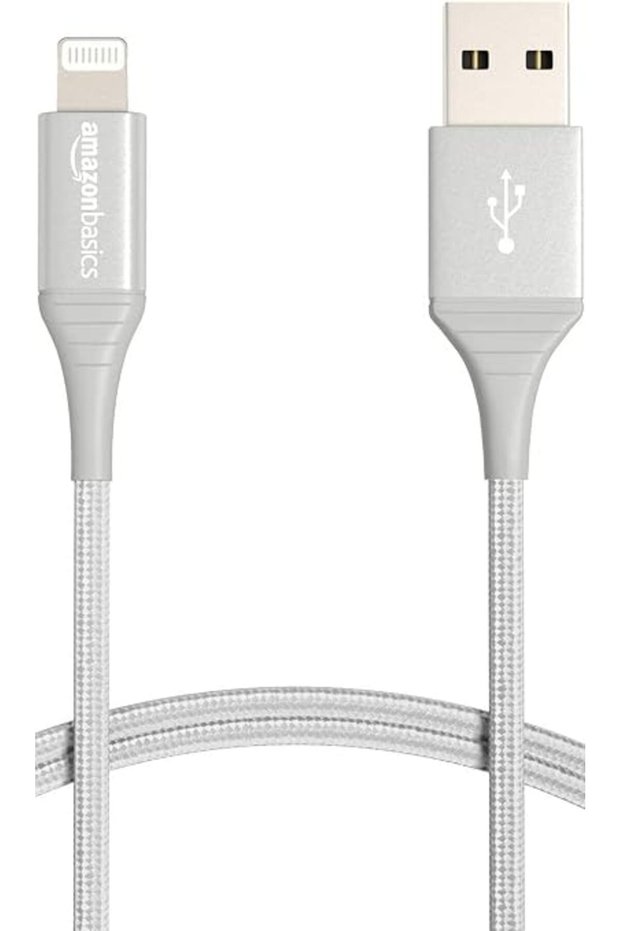 كابل شحن آيفون، من النايلون، USB نوع A إلى لايتنينج، معتمد من MFi، لهاتف آبل آيفون 1