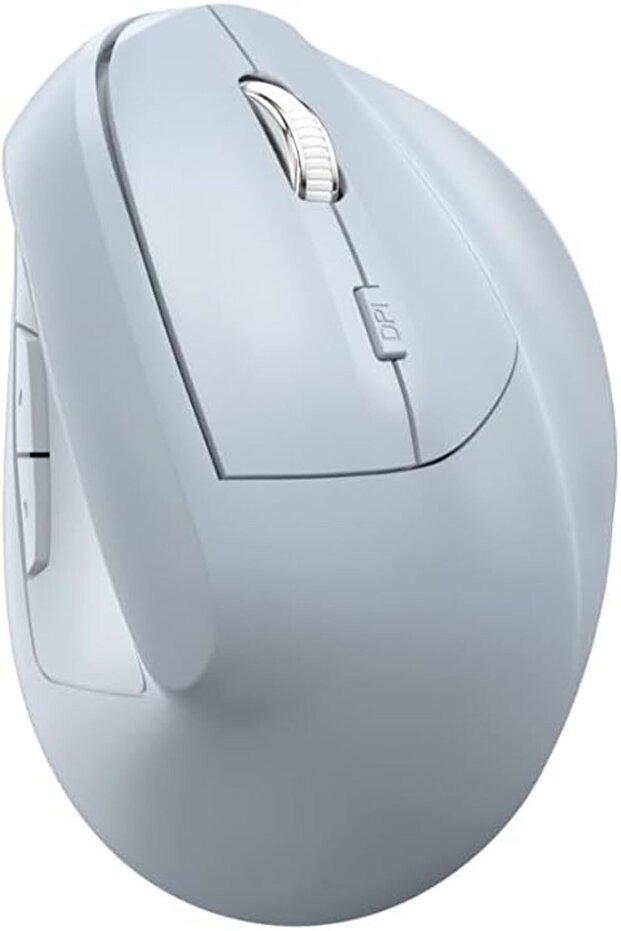 Ergonomic Vertical Mouse Wireless, Rechargeable Ergo Mouse, 3200DPI Adjustable, 6 Programmable Butto