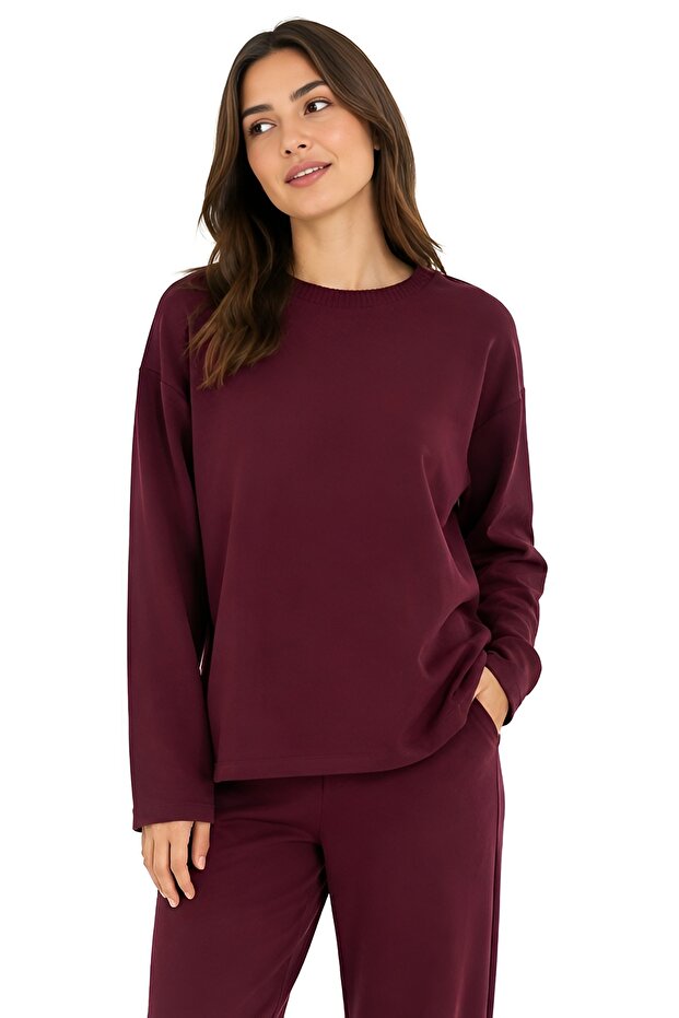 Women's Basic Sweater – 50% Cotton Comfortable Fit