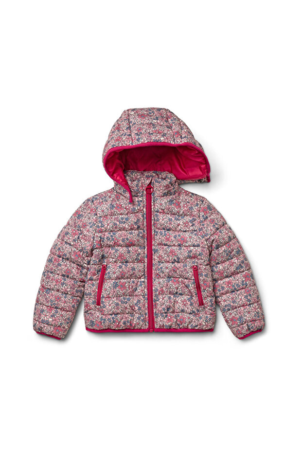 Children's Quilted Coat, Floral