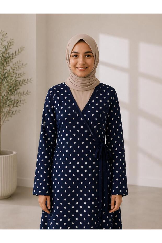 Women's Side-Tie Viscosse Prayer Dress Li̇kapa
