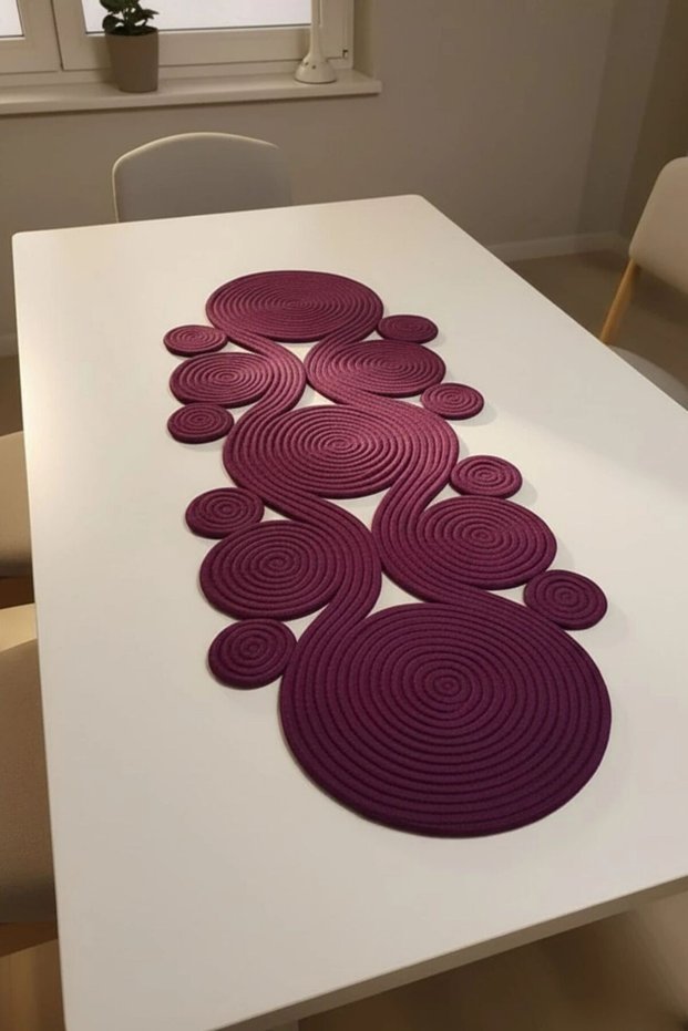 Decorative Stylish Wicker Runner |   Washable Oval Jute Runner (40X110 cm) - 7 Colors