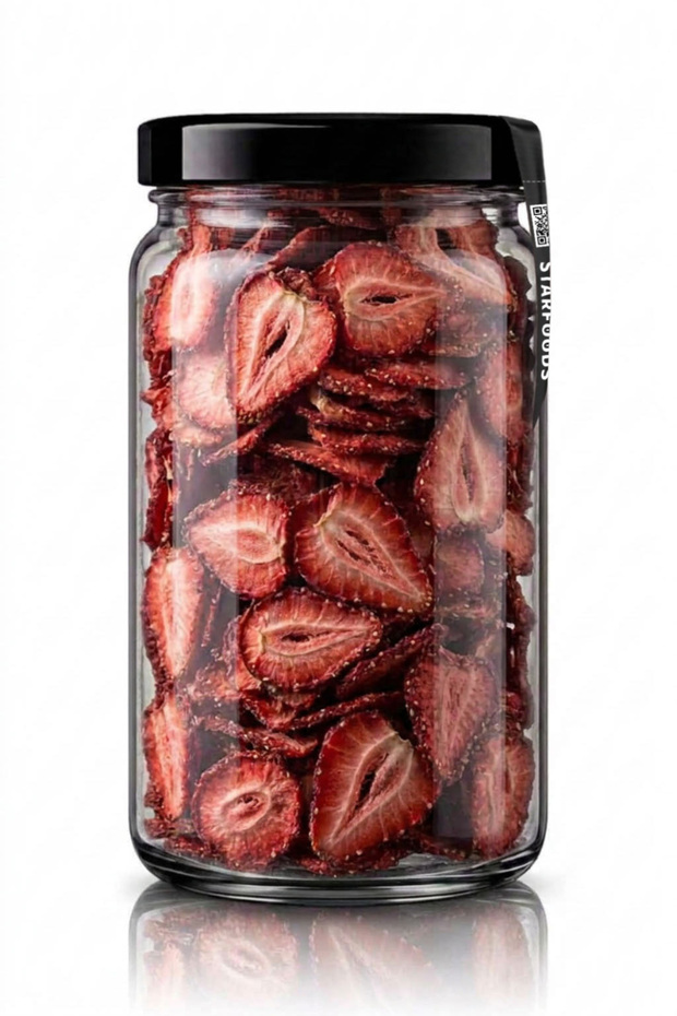 Dried Strawberries - Dried Leaf Strawberry - 180G/660Cc