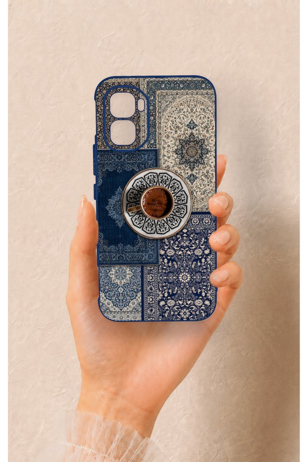 Infinix Gt 50 Pro Compatible Turkish Coffee and Kilim Patterned Silicone Case