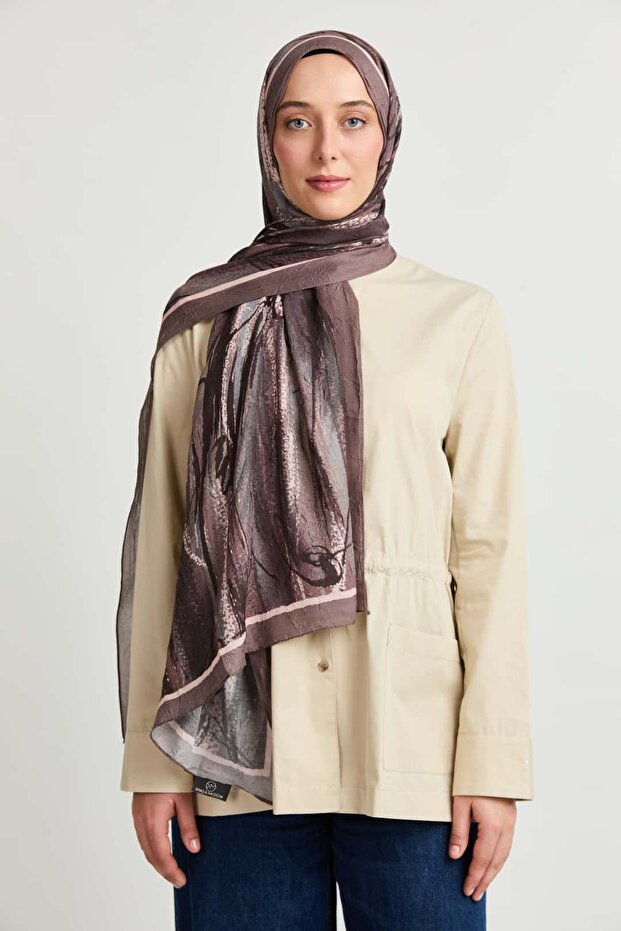 Canvas Pattern Liva Modal Shawl