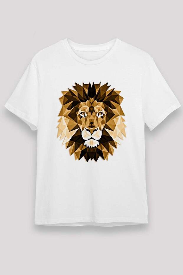 Lion White Unisex T-Shirt T-Shirt