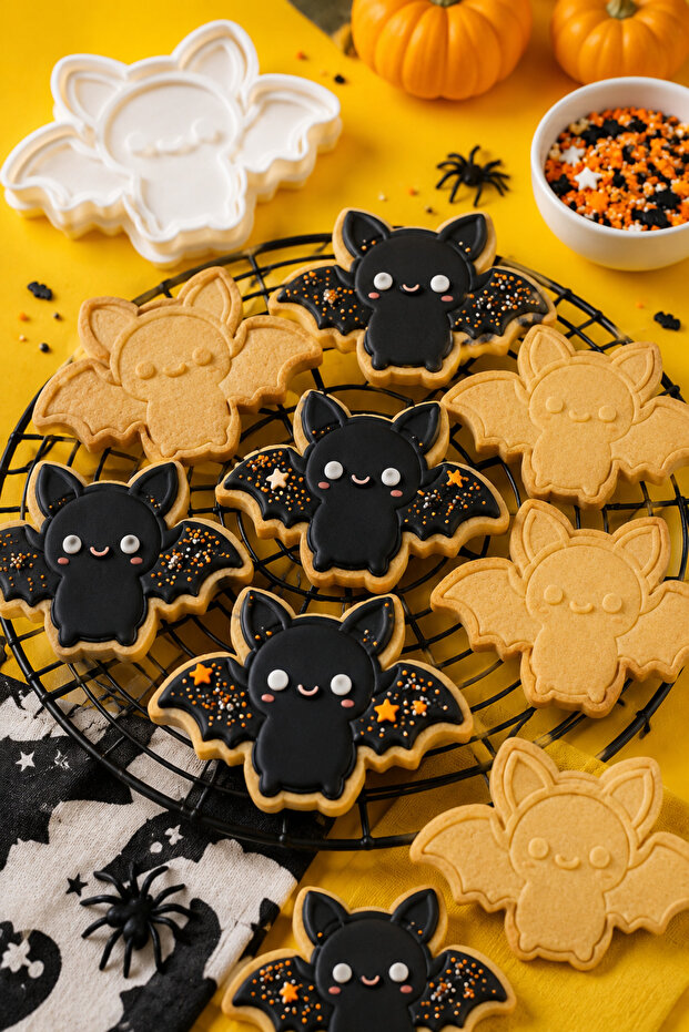 Bat Cookie Mold Dough Shaper – Halloween Cookie Cutter – 9 cm