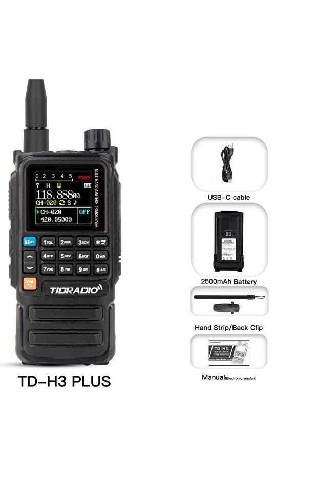 TD-H3 PLUS SİYAH