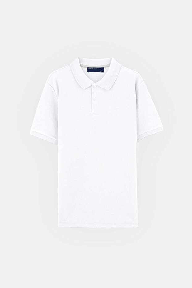 Basic Polo T-Shirt - White