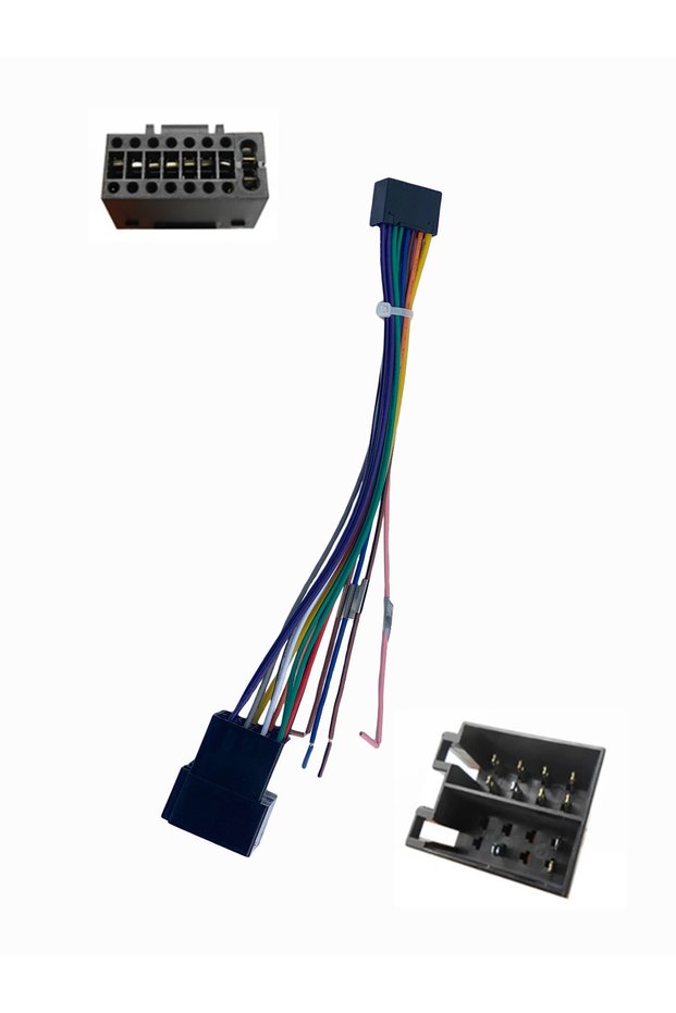 Universal power cable for Android with 16pin for Android navigation, dedicated connector