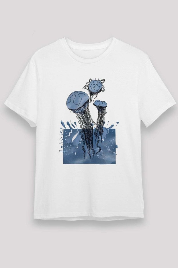 Sea Creatures White Unisex T-Shirt T-Shirt
