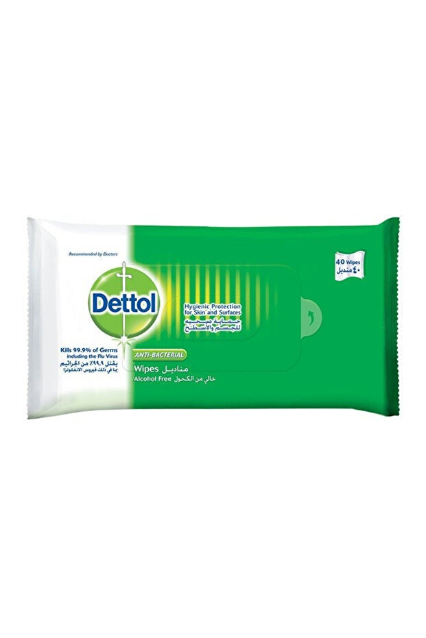 Anti-Bacterial Wipes, 40 Tablets