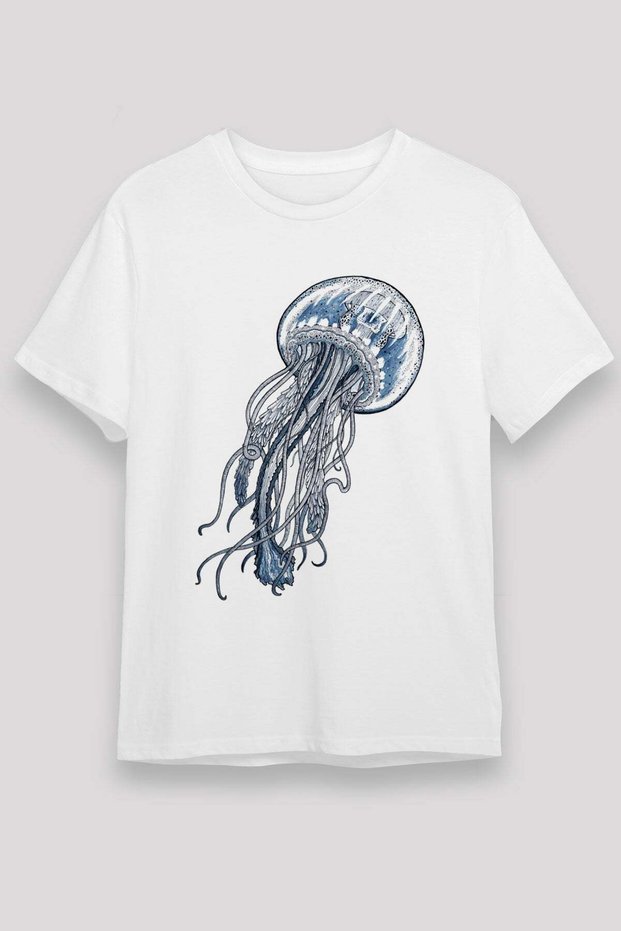 Sea Creatures White Unisex T-Shirt T-Shirt