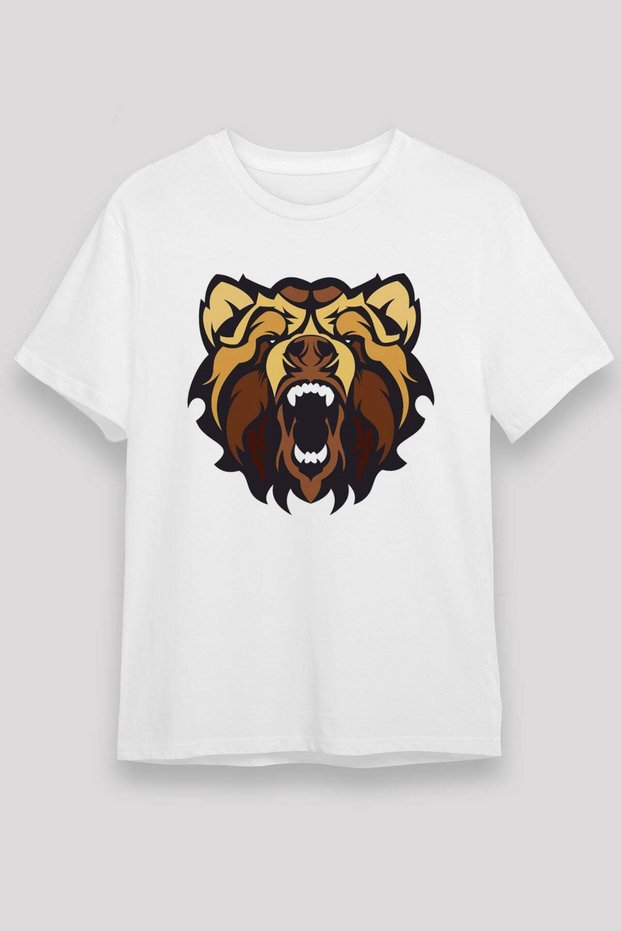 Bear White Unisex T-Shirt T-Shirt
