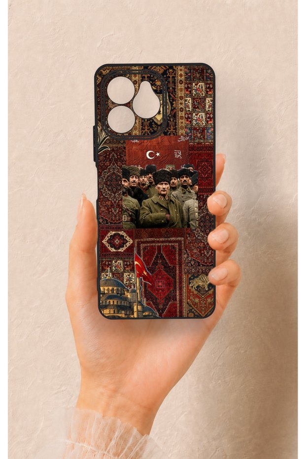 Omix X6 Compatible Bozkurt and Atatürk Patterned Silicone Case