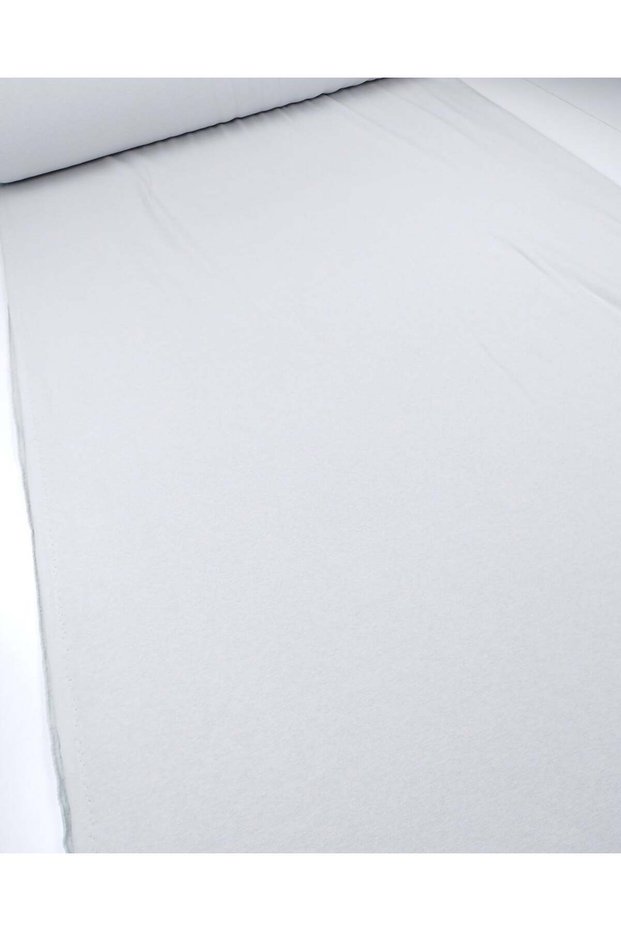 Lightly Shaded Mint Green Color Two-Thread Combed Cotton Fabric for Tracksuits & Sweatshirts Width: 180cm