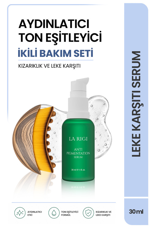 Anti-Blemish Serum, Brightening Tone Equalizer, Skin Care Set, Special Application Brush, Radiant Appearance