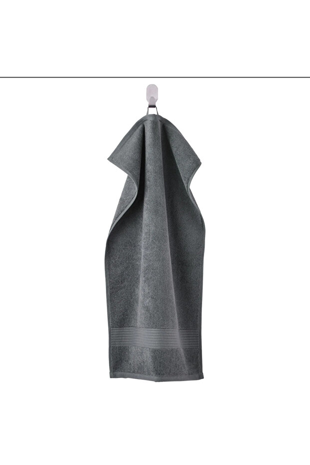 Fredriksjön Face Towel, Dark Gray, 40X70 cm