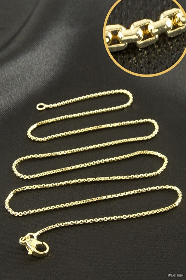 Ilkestor Xuping Square Steel Necklace Large 45 (200957) cm Yellow