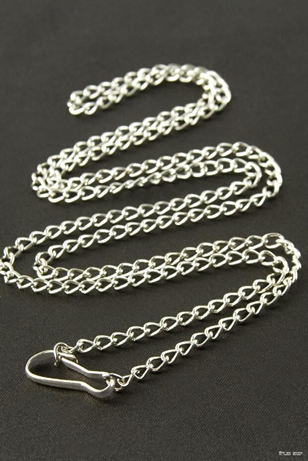 Ilkestor Flat Necklace Large 65 cm (203425) Silver Color