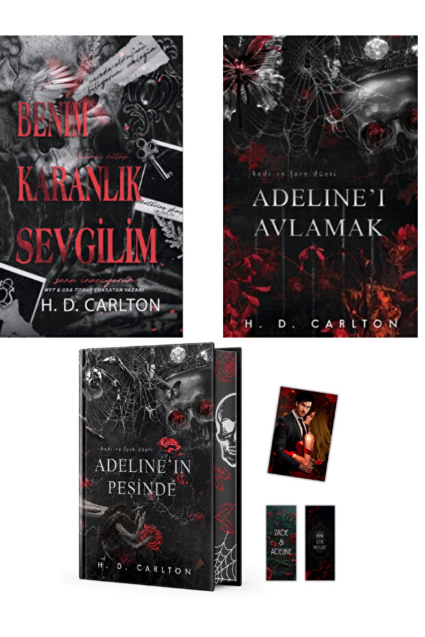 My Dark Lover - Adeline Hunt - the Pursuit of Adeline (3 Book Set Hardcover)