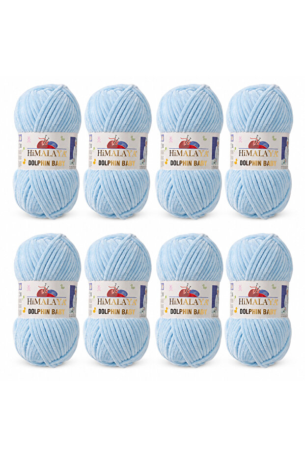Dolphin Baby 80306- 8 Pieces Blanket Rope Blue Velvet Rope