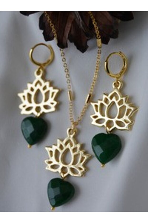 Jewelry set - gold color -