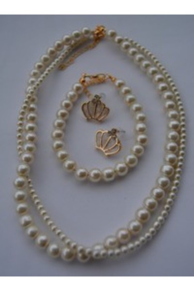 Jewelry set - gold color -