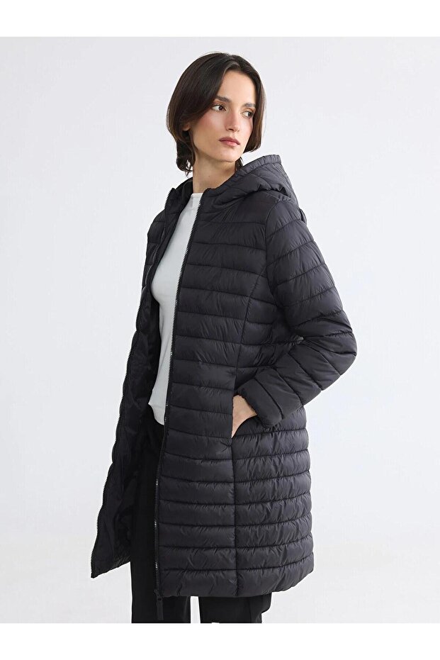 Hooded Women's Inflatable Coat (W6)
