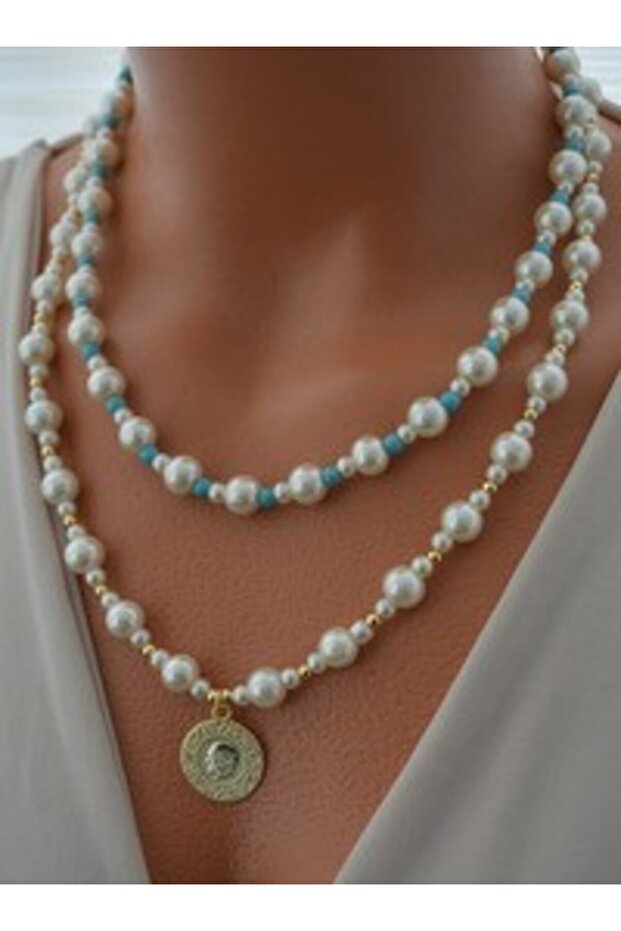 Necklace - Gold Color -