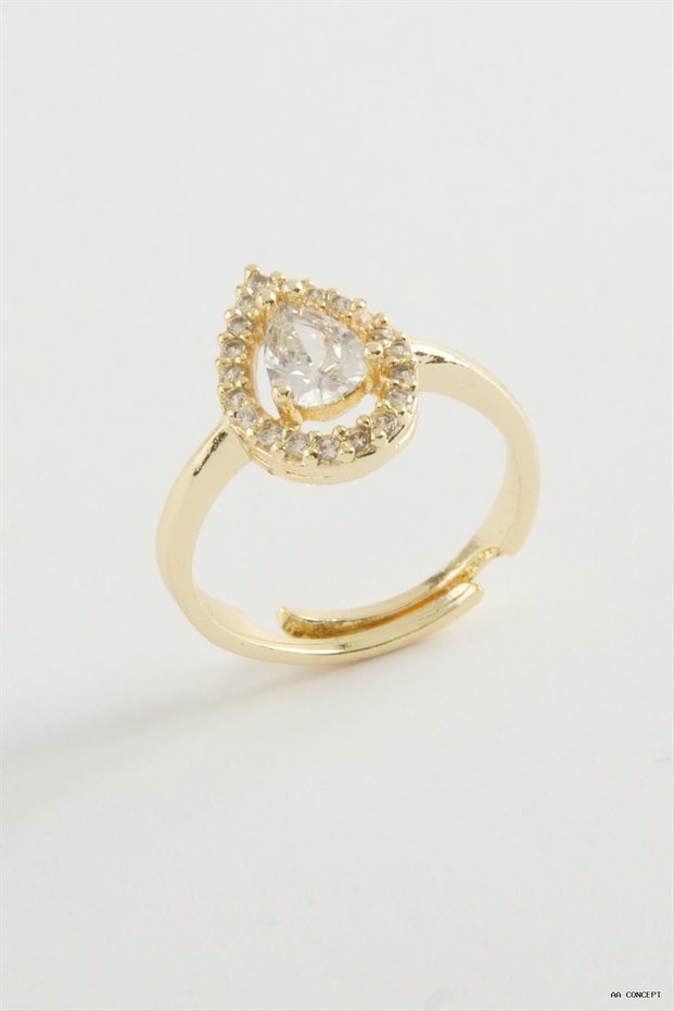 CONCEPTA Ring with Zircon Stone (211106), Yellow
