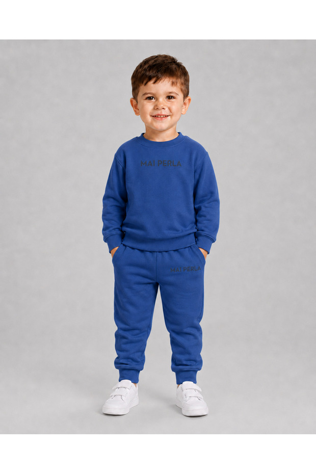 Unisex Children's Printed Flexible Fabric Seasonal Top and Bottom Set 1-5 Years