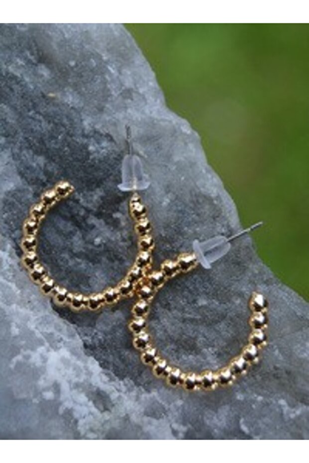 Hoop Earrings - Gold Color -