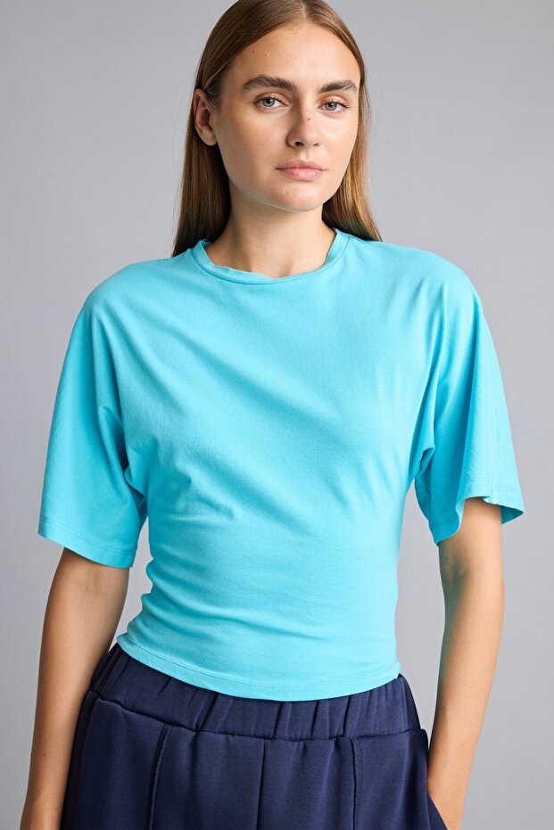 Slim Fit Crew Neck Short Sleeve Basic T-Shirt I9956Ax26Au